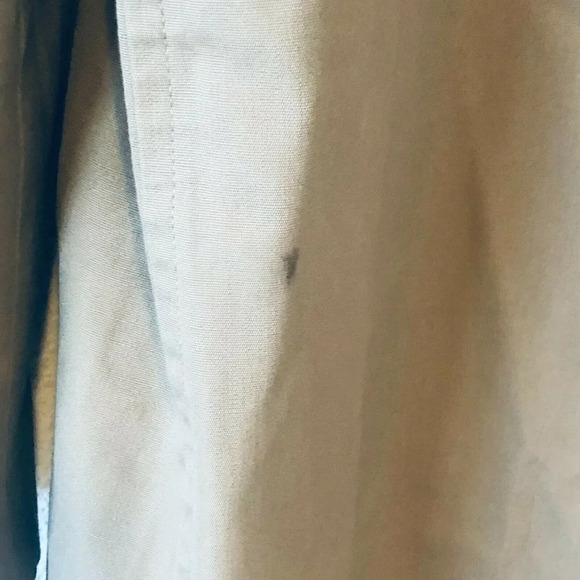 Jos. A. Bank Mens Beige Comfort Collared Full Sleeve Long Trench Coat Size 42R - Picture 11 of 12